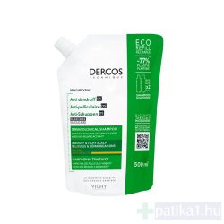   Vichy Sampon Dercos korpásodás ellen száraz hajra UTÁNTÖLTŐ 500 ML
