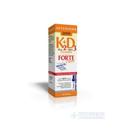 Interherb K2 D3-vitamin Forte cseppek 20 ml