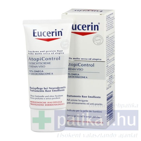 Eucerin AtopiControl arckrém atópiás bőrre 50 ml