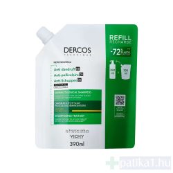   Vichy Sampon Dercos korpásodás ellen száraz hajra UTÁNTÖLTŐ 390 ML