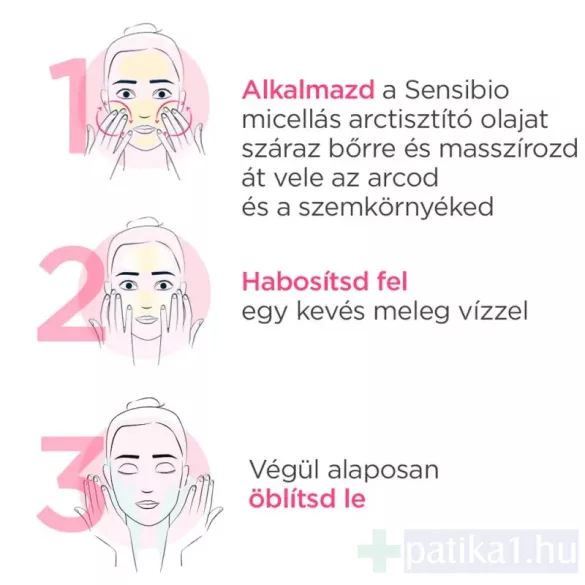 Bioderma Sensibio micellás arctisztító olaj 150 ml
