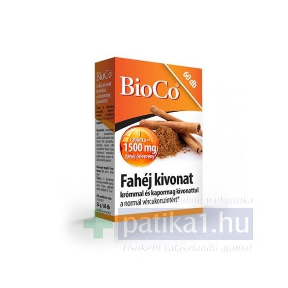 BioCo Fahéj kivonat tabletta 60 db 