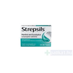 Strepsils Menthol and eucalyptus szopogató tabletta 24x