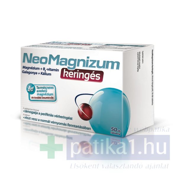 NeoMagnizum keringés magnézium tabletta 50 db