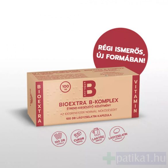 Bioextra B komplex kapszula étrendkiegészítő 100x
