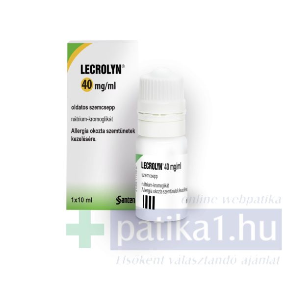 Lecrolyn  szemcsepp 40mg/ml 10 ml