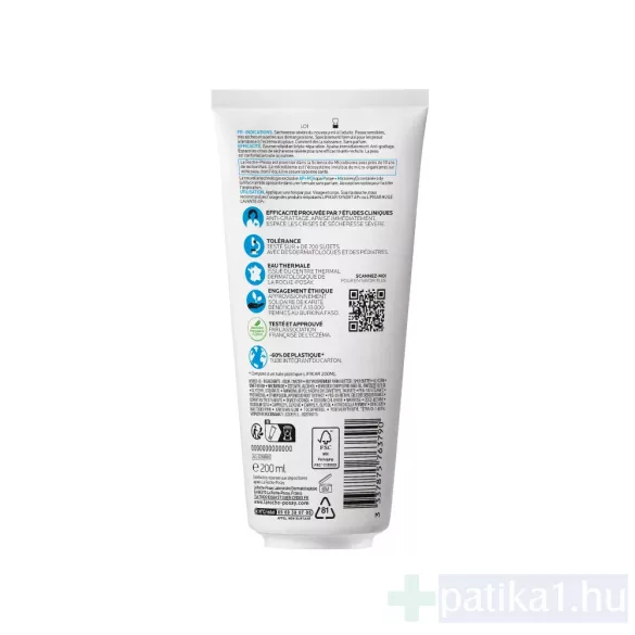 LRP Lipikar Baume AP+ M testápoló balzsam 200 ml
