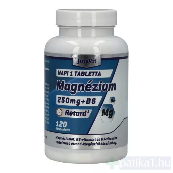 JutaVit Magézium + B6 + D3-vitamin retard filmtabletta 120x