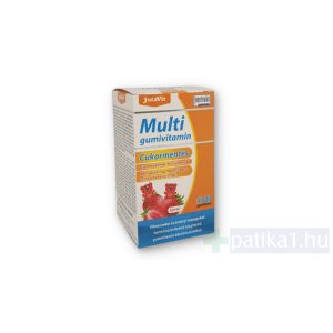 Jutavit Multi Cukormentes gumivitamin eper 50x