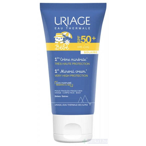 Uriage Baba Mineral fényvédő krém SPF50+	50 ml