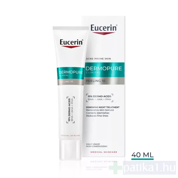 EUCERIN DermoPure Clinical Peeling 10 Bőrmegújító szérum 40 ml