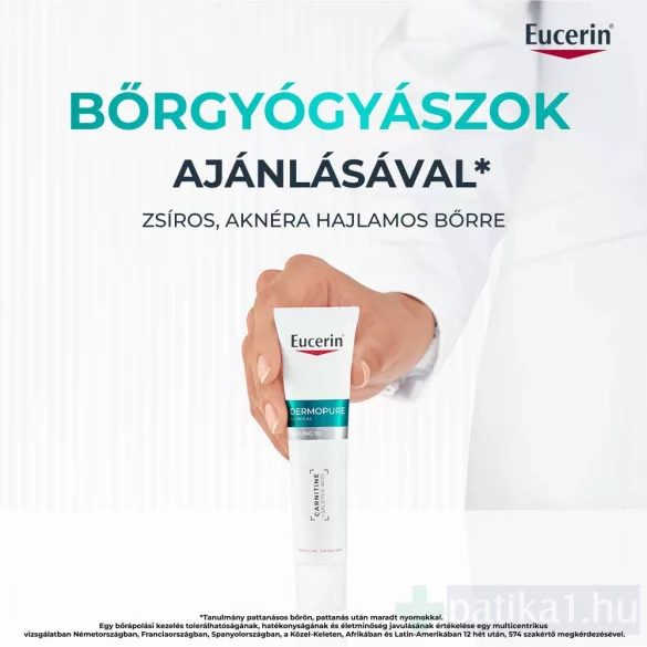 EUCERIN DermoPure Clinical Peeling 10 Bőrmegújító szérum 40 ml