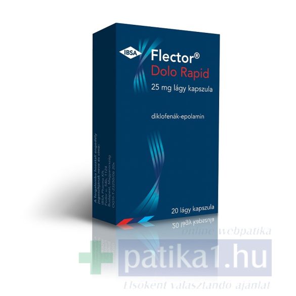 Flector Dolo Rapid 25 mg lágy kapszula 20x