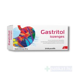 Gastritol étrendkiegészítő pasztilla 20x