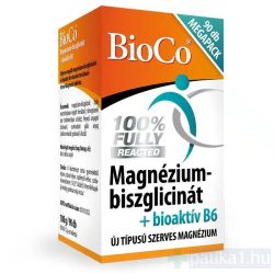 BioCo Magnézium-biszglicinát + bioaktív B6 tabletta 90x