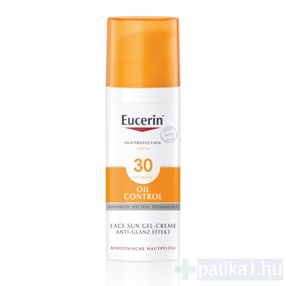 Eucerin Sun Oil Control krém-gél arcra FF30 50 ml