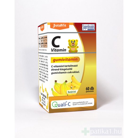 JutaVit C-vitamin Gumivitamin banán ízű 60x