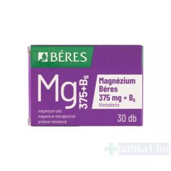 Béres Magnézium 375 mg+B6 filmtabletta 30x