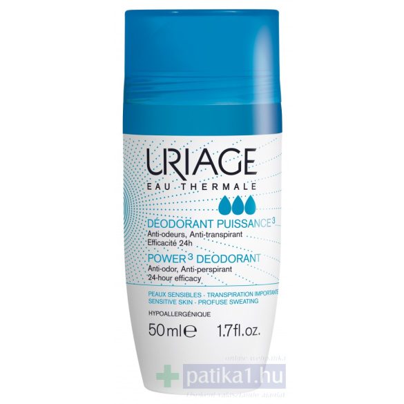 Uriage DEO - Intenzív izzadásgátló golyós dezodor	50 ml