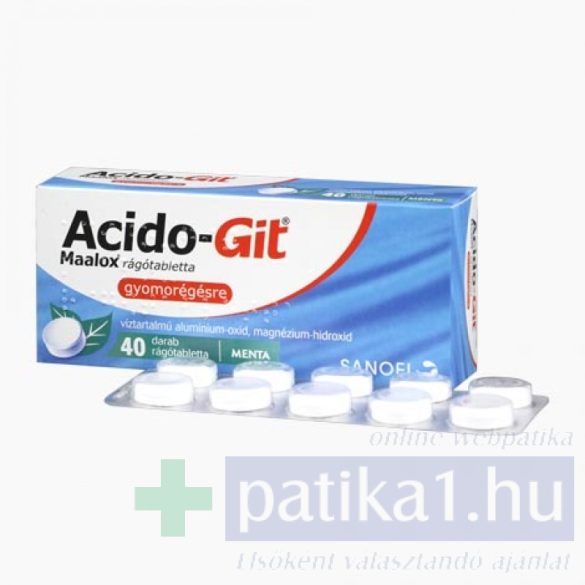 Acido-Git rágótabletta 40 db