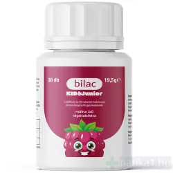   Bilac Kid / Junior élőflórás rágótabletta málna ízű 30x