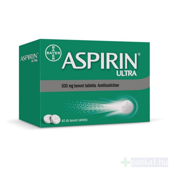 Aspirin Ultra 500 mg bevont tabletta 40 db