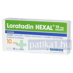 Loratadin Hexal 10 mg tabletta 30 db