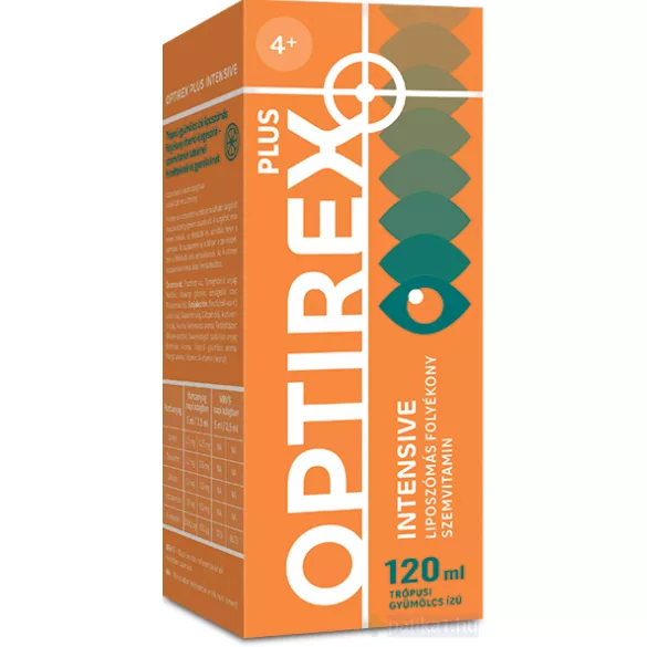 Optirex Plus Intensive liposzómás folyékony szemvitamin 120ml