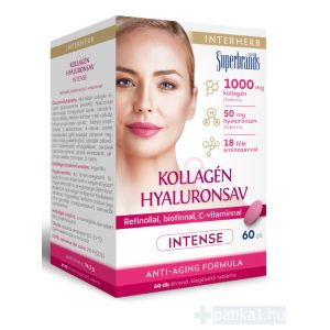 Interherb Kollagén Hyaluronsav Szépségformula INTENSE tabletta 60x