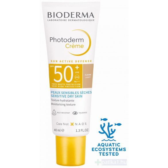Bioderma Photoderm színezett krém SPF50+ 40 ml Crème claire