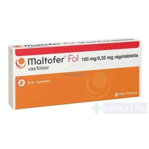 Maltofer Fol 100 mg/0,35 mg rágótabletta 30x