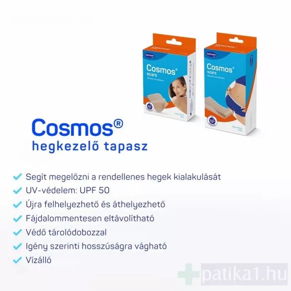 Cosmos Scars hegkezelő tapasz 7,2 x 5 cm 5x
