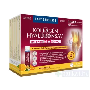 Interherb Kollagén és Hyaluronsav Shot IntenseMAX ampulla 14 db