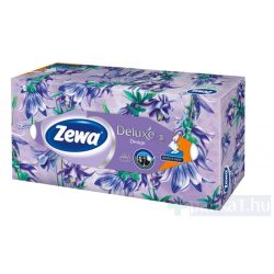Zewa Deluxe Papírzsebkendő dobozos design 3 rétegű 90 db