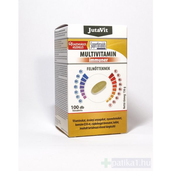 JutaVit Multivitamin Immuner Felnőtteknek 100x