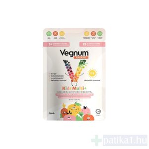 Vegnum Kids Multi+ étrendkiegészítő gumivitamin narancsos 30x