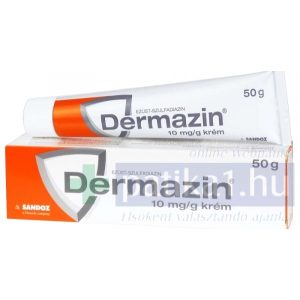 Dermazin 10 mg/g krém 50 g