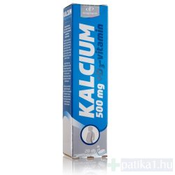 VitaPlus Kalcium 500 mg + D3 pezsgőtabletta citrom 20x 