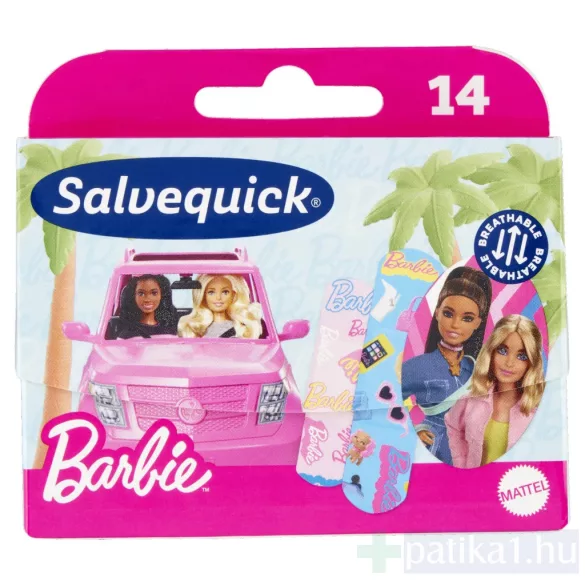 Salvequick Barbie sebtapasz 14x