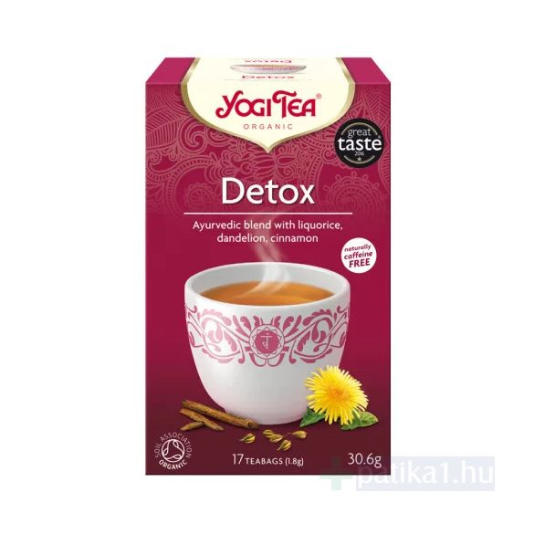 Yogi tea Bio Tisztító (méregtelenítő) tea 17x