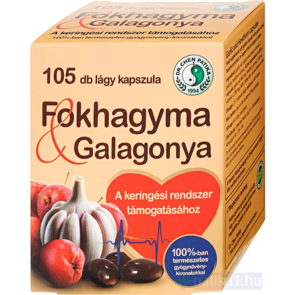 Dr. Chen Fokhagyma galagonya lágyzselatin kapszula 105x