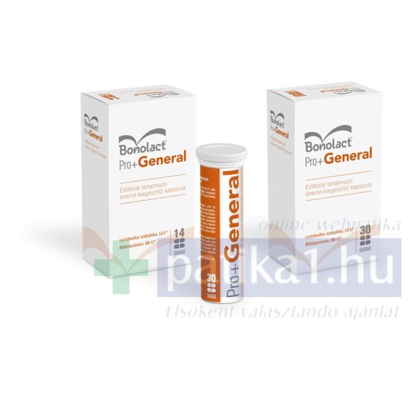 Bonolact Pro + General étrendkiegészítő kapszula 30 db