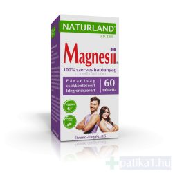 NATURLAND Magnesii étrend-kiegészítő tabletta 60x