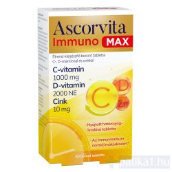 Ascorvita Immuno Max bevont tabletta 60x