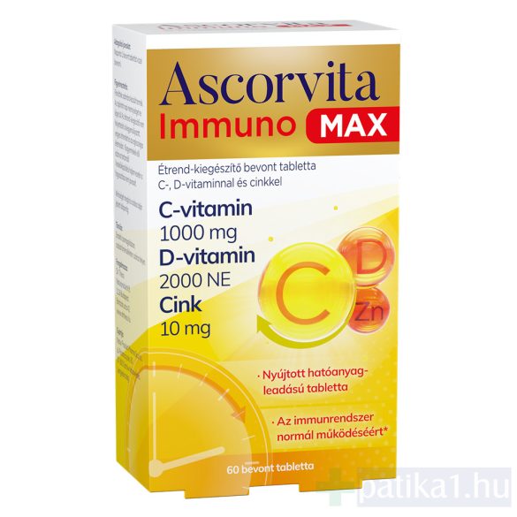 Ascorvita Immuno Max bevont tabletta 60x