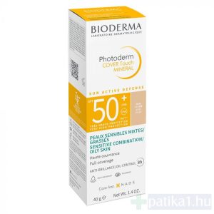 Bioderma Photoderm COVER Touch MINERAL SPF50+ very light (nagyon világos) 40 g