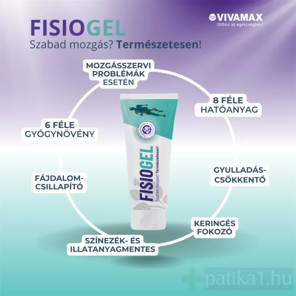 Vivamax FisioGel 6 gyógynövény emulgél 100 ml