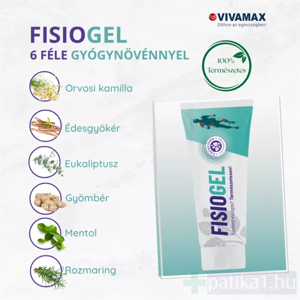 Vivamax FisioGel 6 gyógynövény emulgél 100 ml