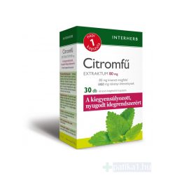 Interherb Napi1 Citromfű Extraktum kapszula 30x