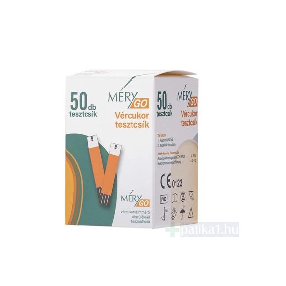 Mérygo tesztcsík vércukormérőhöz 50x